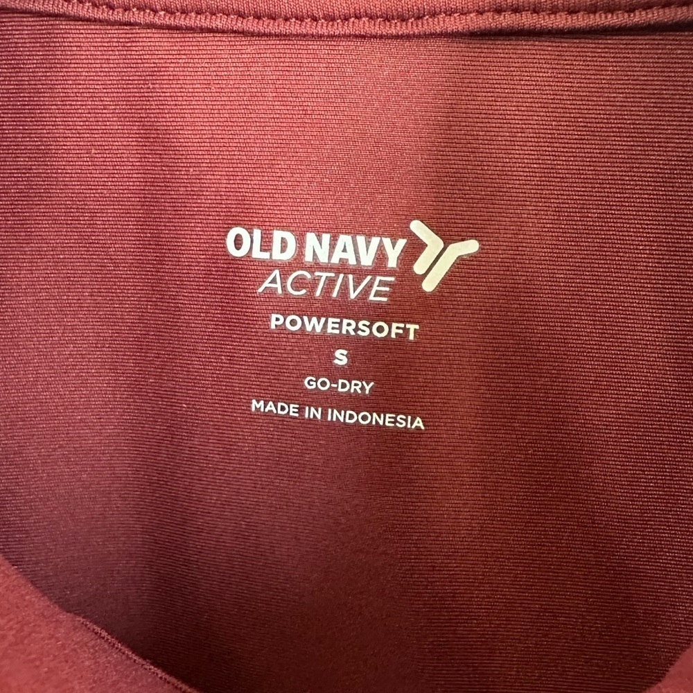 NWT Old Navy PowerSoft Crop Full Zip Jacket in Royal Velvet Size Small - Picture 9 of 16